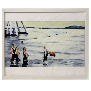 Polaroid swimmers