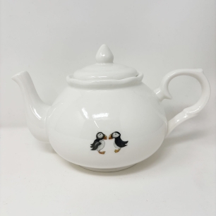 6 cup 'I puffin love ya' tea pot